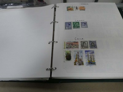 Lot 2385 - Selection of stamps in albums