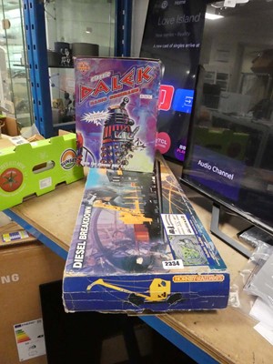 Lot 2334 - Radio Command Classic Dr Who Dalek, along with...