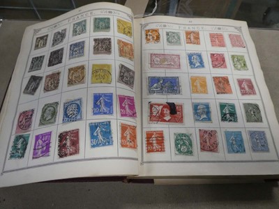 Lot 2396 - Lincoln stamp album containing various stamps