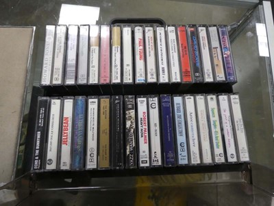 Lot 2464 - Case containing various music cassette tapes