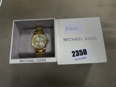 Lot 2350 - Michael Kors wrist watch in a box