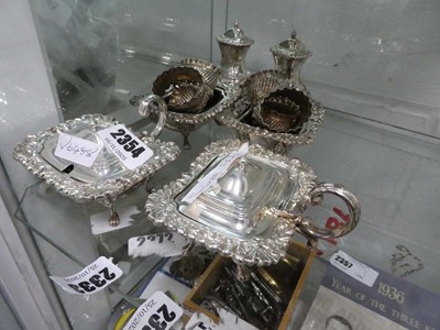 Lot 2354 - Set of silver plated dinnerware