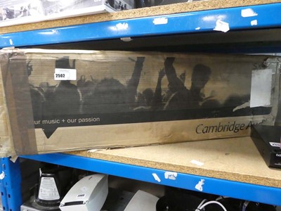 Lot 2502 - Boxed set of Cambridge Audio SX80 floor...