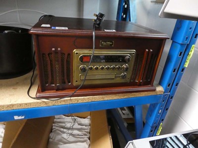 Lot 2504 - Vintage collection gramaphone CD player in...
