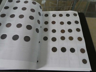 Lot 2362 - Folder containing a variety of pre decimal coins