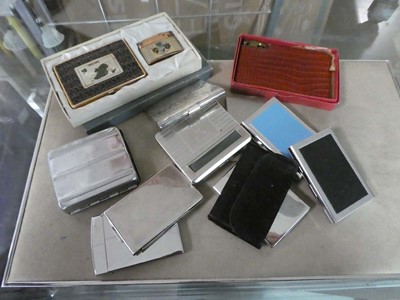 Lot 2364 - Bag containing various cigarette cases etc