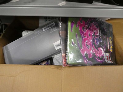 Lot 2475 - Box containing various items incl. Pokémon...