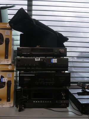 Lot 2480 - Technics stereo synthesizer tuner (STGT650)...