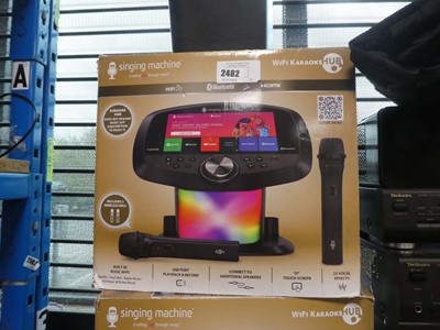 Lot 2482 - Boxed Wi-Fi karaoke singing machine