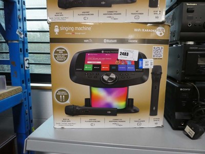 Lot 2483 - Boxed Wi-Fi karaoke singing machine