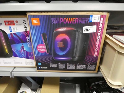 Lot 2487 - JBL Partybox Encore 2 bluetooth speaker with...