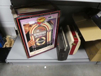 Lot 2492 - Selection of portable radios and portable juke...