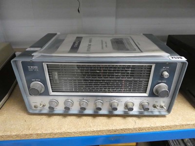 Lot 2520 - Trio communications receiver. Model JR60