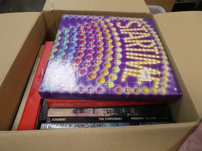 Lot 2557 - 2 boxes containing various vinyl records