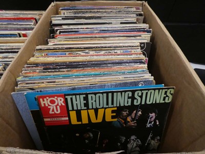 Lot 2559 - Box of vinyl records, including Rolling Stones,...