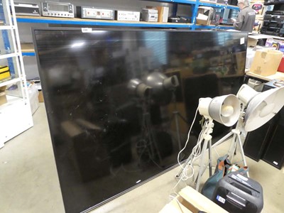 Lot 2564 - Hisense 100" TV with broken screen, for spares...