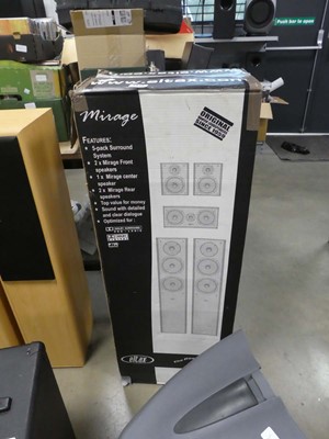 Lot 2572 - Boxed Mirage surround sound speaker system