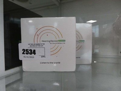Lot 2534 - 3 x advanced hearing devices
