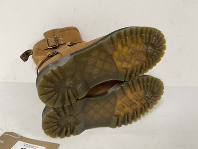Lot 1939 - Dr Martens anistone hi tumbled nubuck biker...