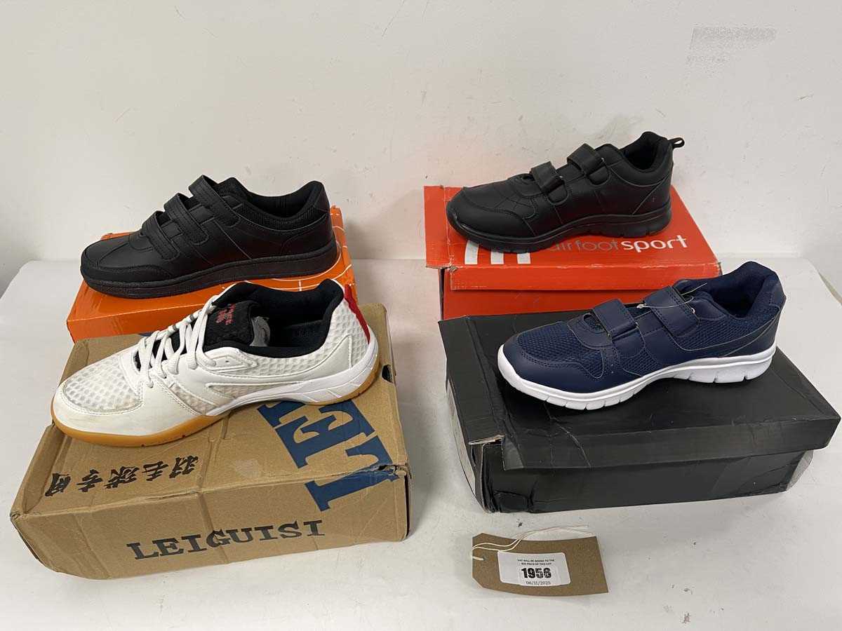 Lot 1956 - 4x Boxed pairs of trainers to include Urban...