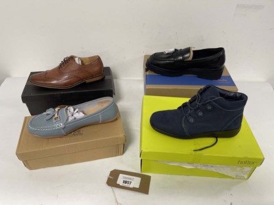 Lot 1957 - 4x Boxed pairs of shoes to include Goor UK4,...