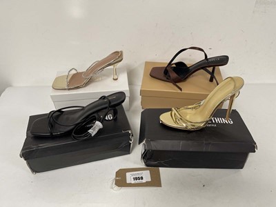 Lot 1959 - 4x Boxed pairs of high heels to include Simmi...