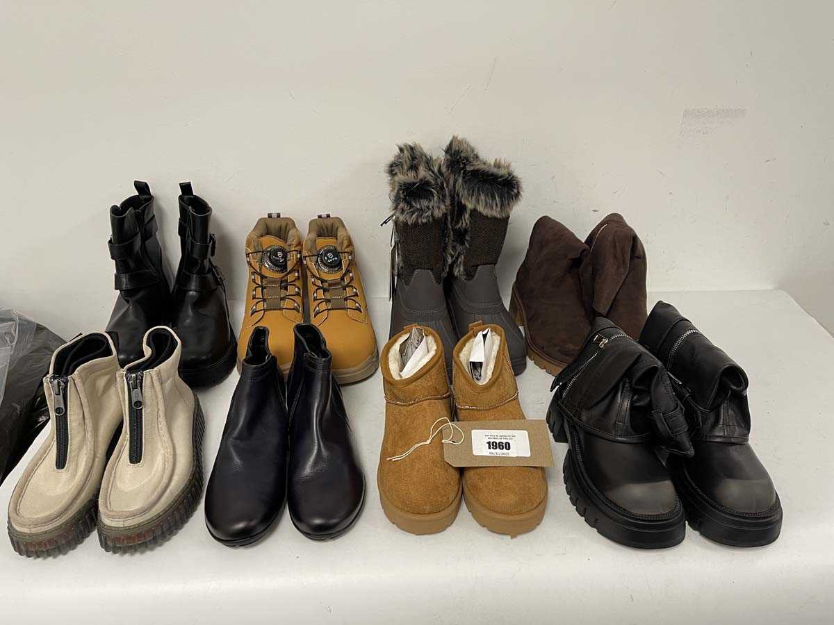 Lot 1960 - 8x Pairs of boots in various styles