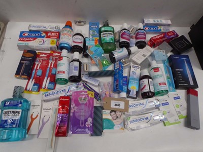 Lot 3348 - Selection of dental and shaving related items