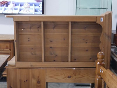 Lot 1307 - Hanging pine open fronted shelf