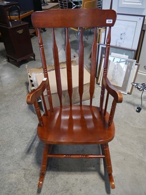 Lot 1334 - Wooden rocking chair