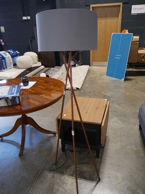 Lot 1341 - Modern free standing lamp with cylindrical...