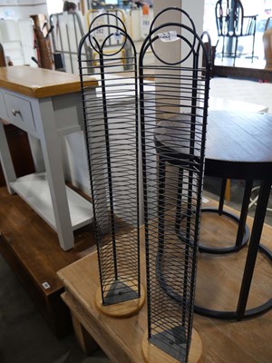 Lot 1346 - 2 free standing media storage racks