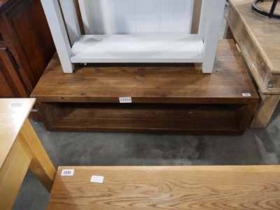 Lot 1357 - Rustic pine coffee table