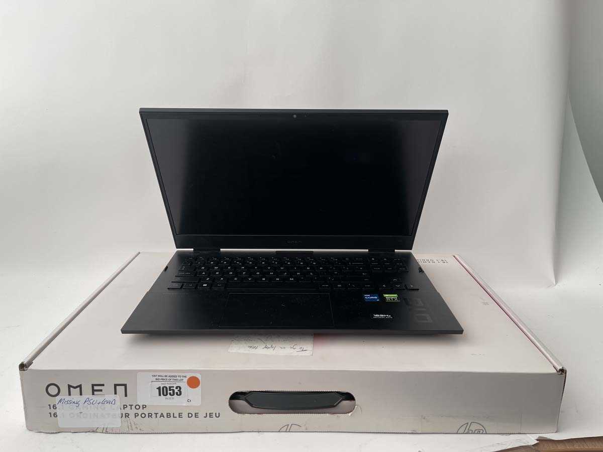 Lot HP Omen 16.1 Gaming Laptop model 16-b0009na,...