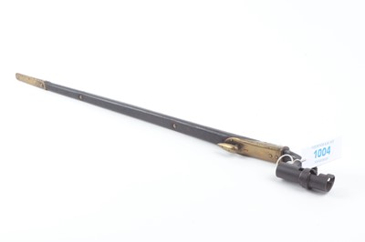 Lot 1004 - Pattern 1876 Martini-Henry socket bayonet,...
