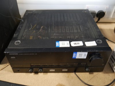 Lot 1817 - Kenwood stereo integrated amplifier (model A-62)