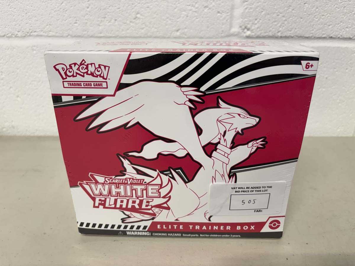 Lot Pokémon Scarlett and Violet White flare elite...