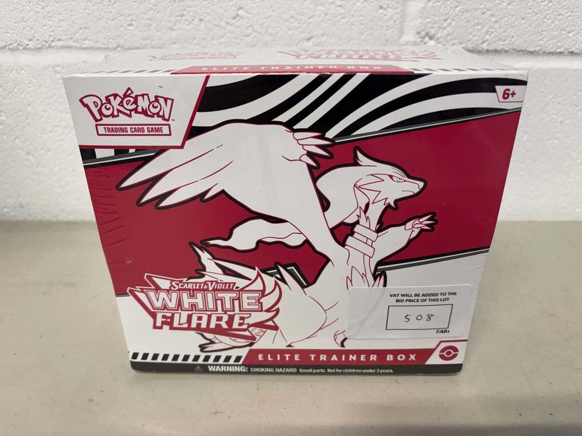 Lot Pokémon Scarlett and Violet White flare elite...