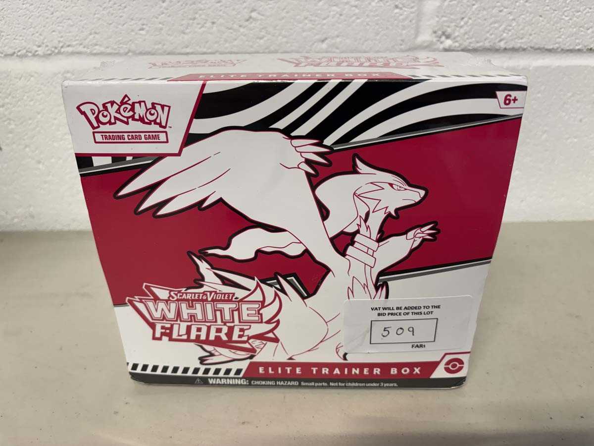 Lot Pokémon Scarlett and Violet White flare elite...