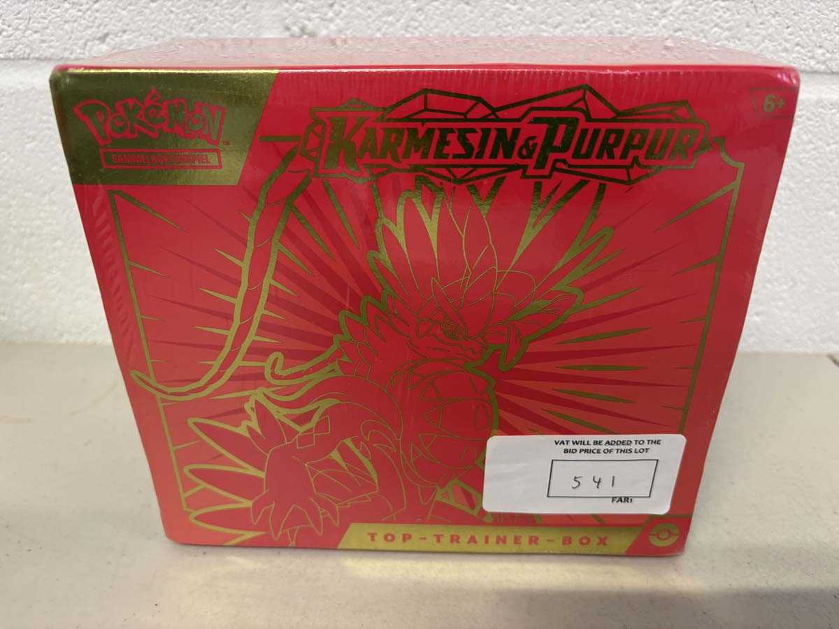 Lot Pokémon Karmesin and Purpur Top Trainer Box