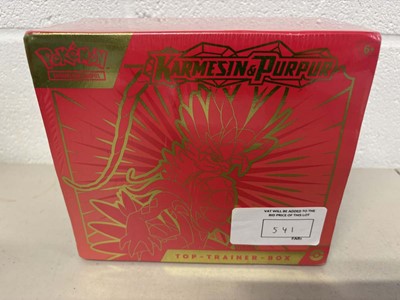 Lot Pokémon Karmesin and Purpur Top Trainer Box