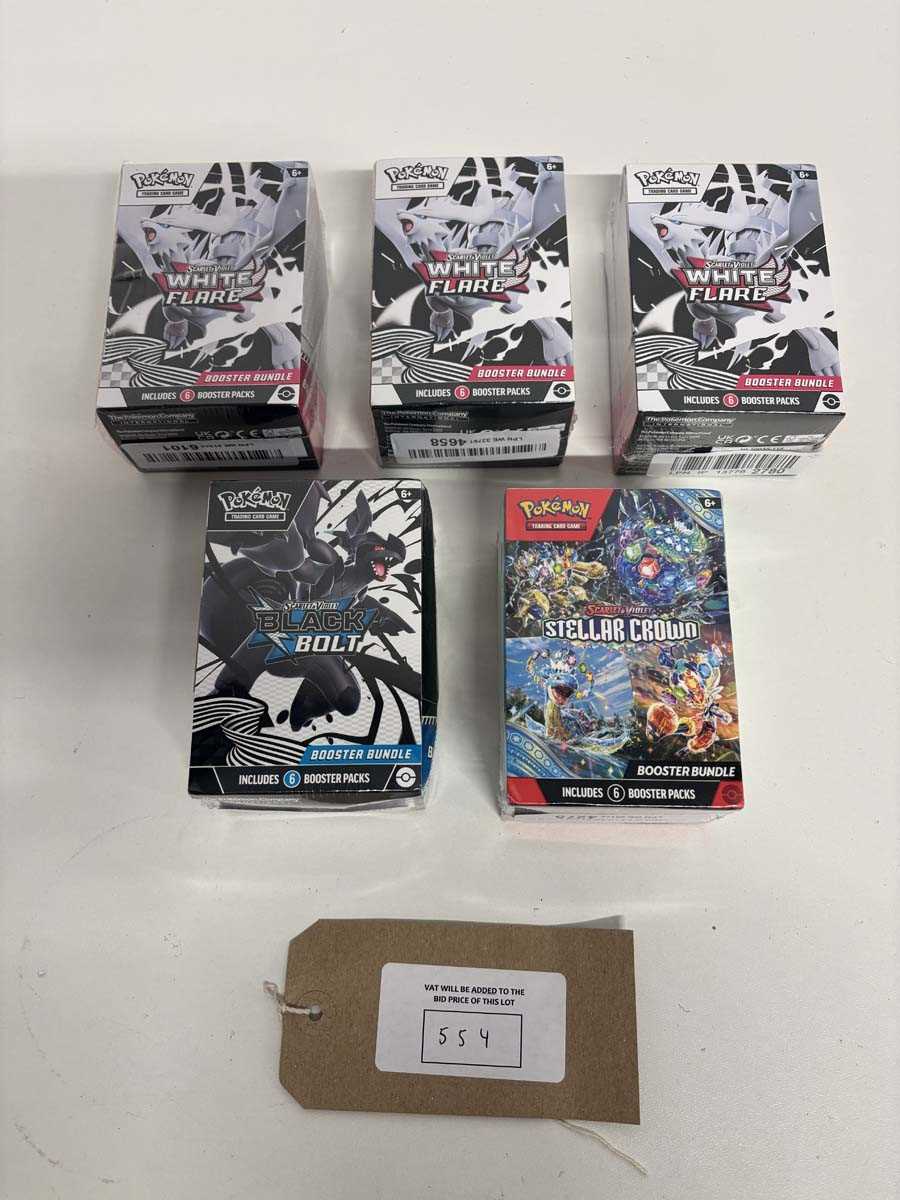 Lot 5x Pokémon 6 pack booster sets