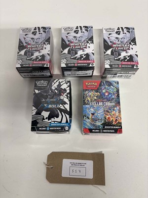 Lot 5x Pokémon 6 pack booster sets