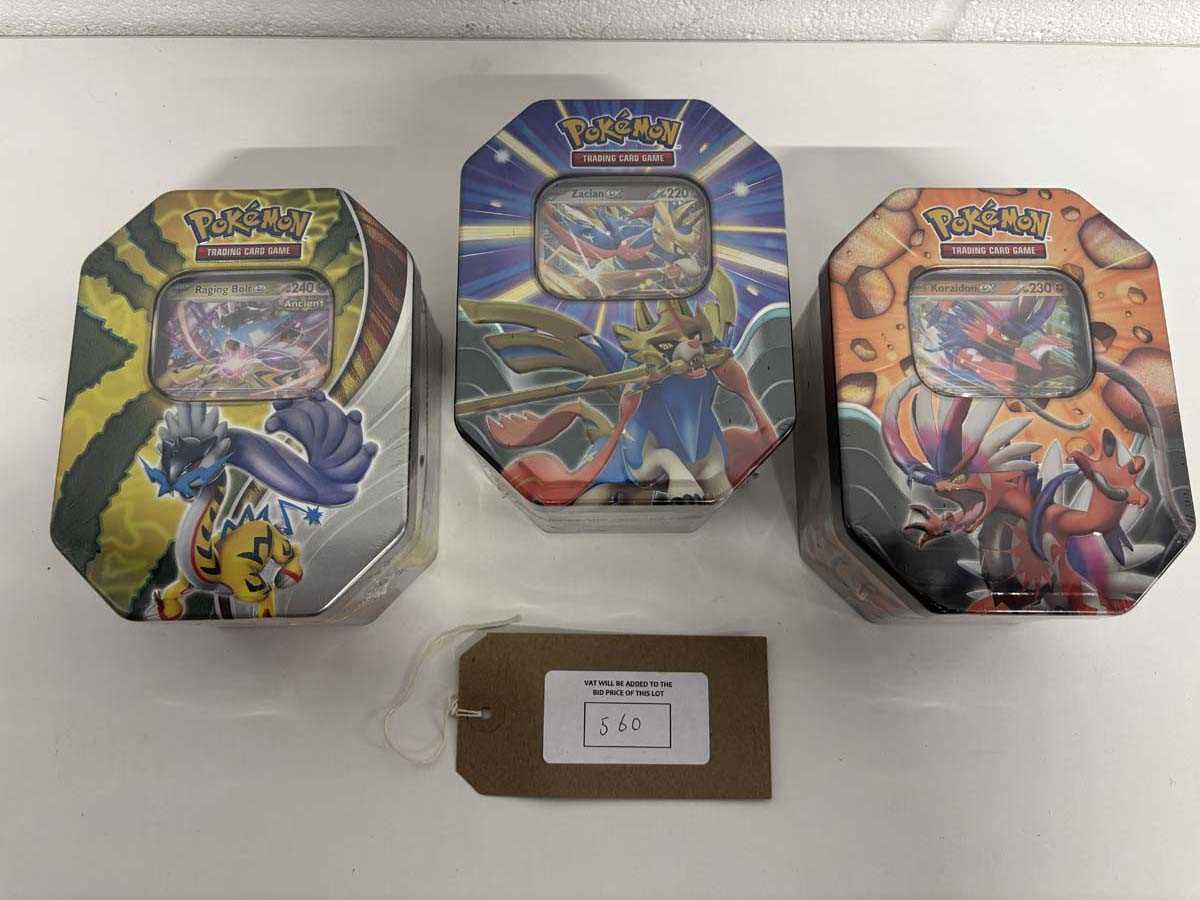 Lot 3x Pokémon Ex Tins