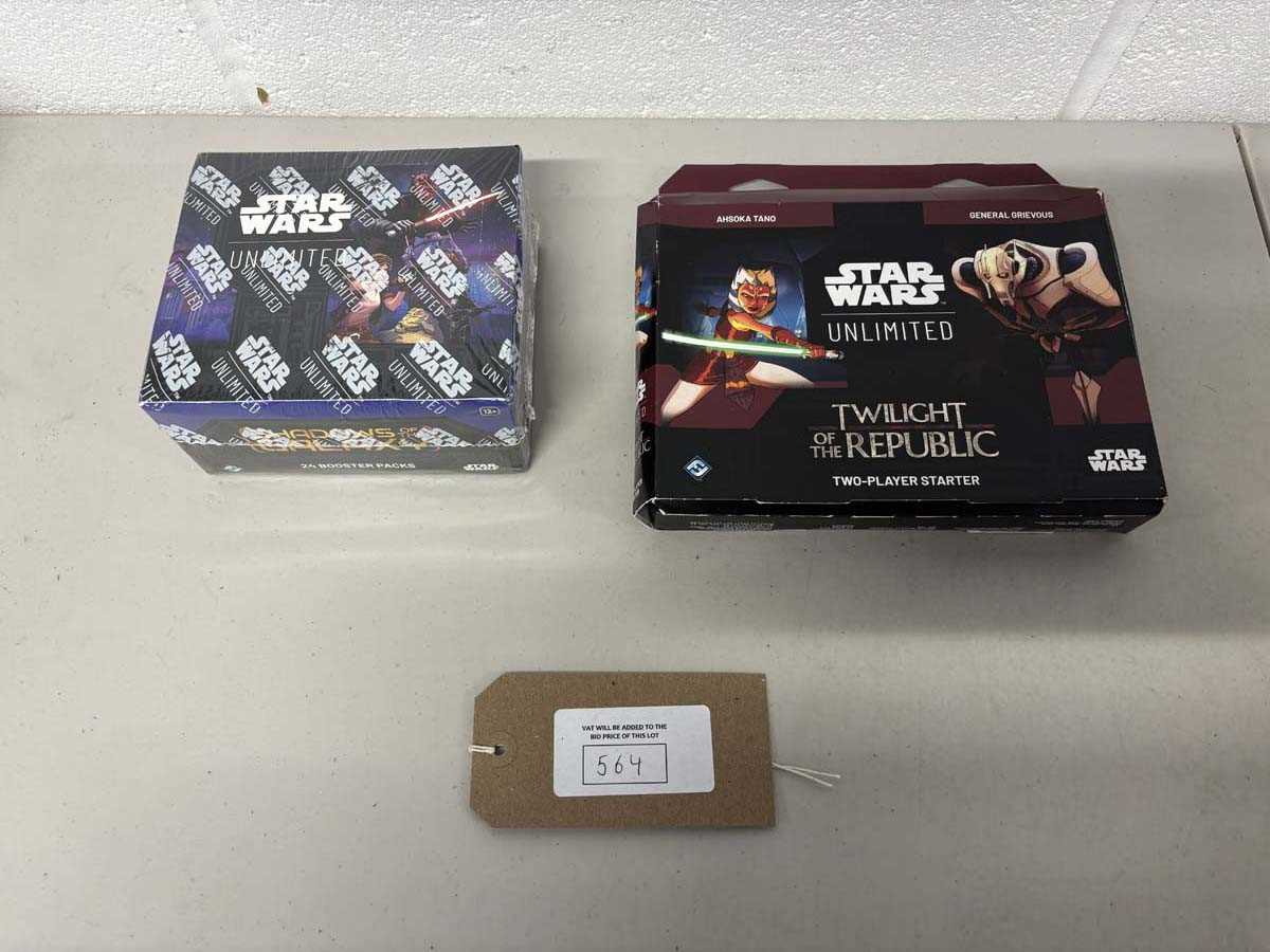 Lot Star Wars Unlimited booster box and Twilight...