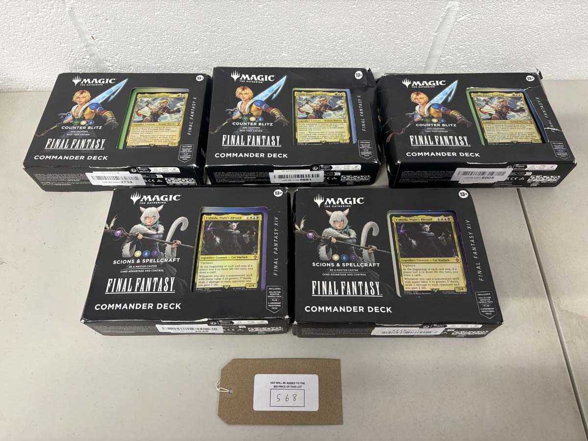 Lot 68.	5x Magic the Gathering Final Fantasy...