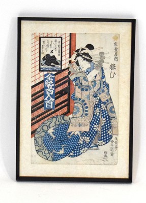 Lot 72 - After Utagawa Toyokuni III (1786-1865), A...