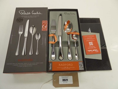 Lot 3521 - Robert Welch Radford 24 piece cutlery set