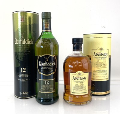 Lot 50 - 2 bottles of Single Malt Scotch Whisky, 1x...