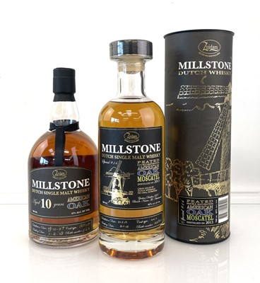 Lot 55 - 2 bottles of Zuidam Millstone Dutch Single...